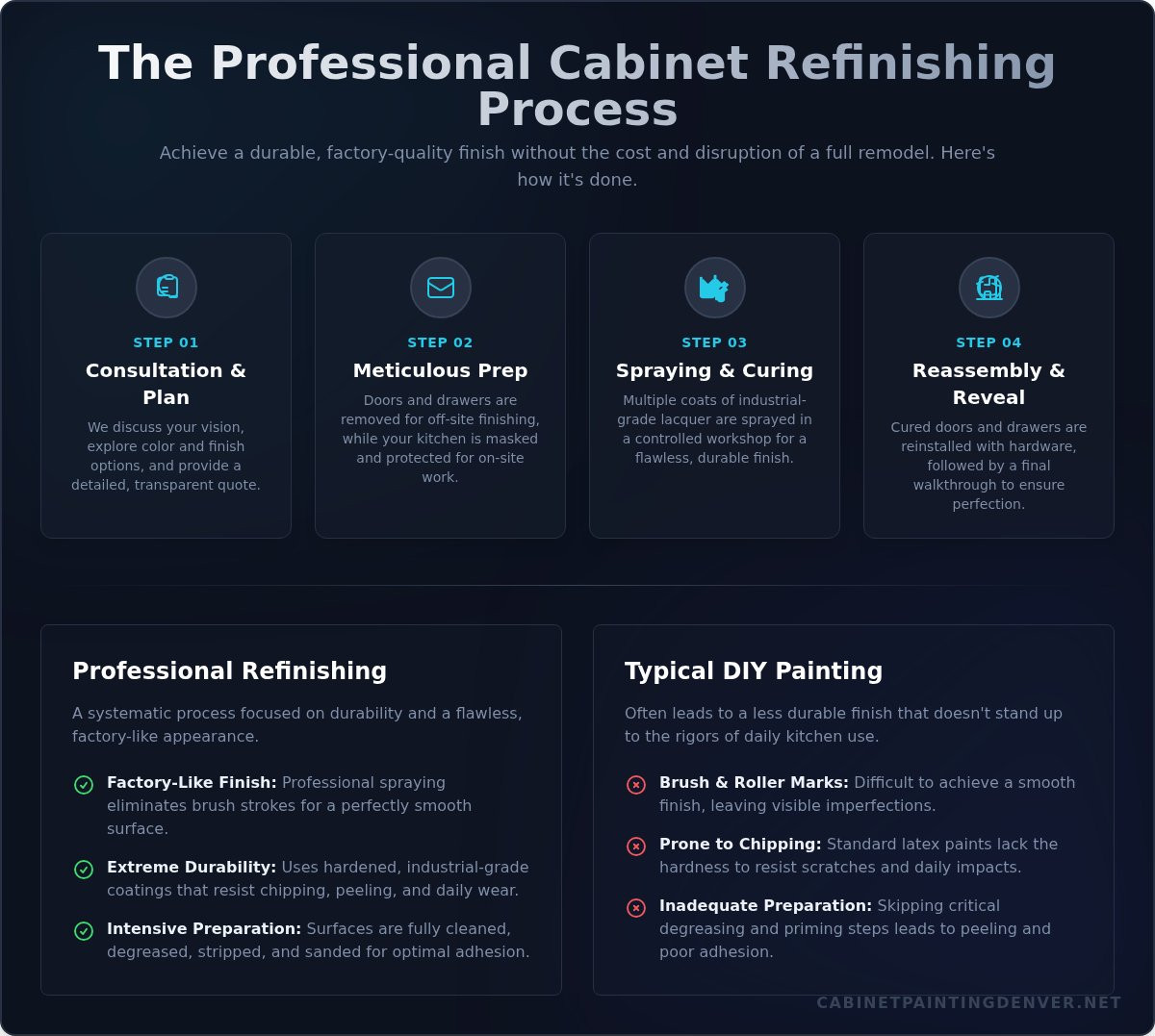 Cabinet Refinishing Denver: Your Guide to a Flawless Kitchen Transformation