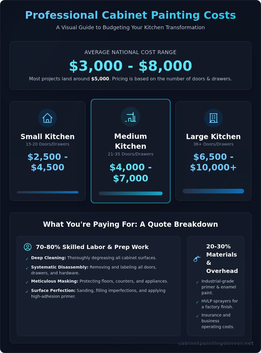 How Much to Paint Kitchen Cabinets? A Professional Price Guide