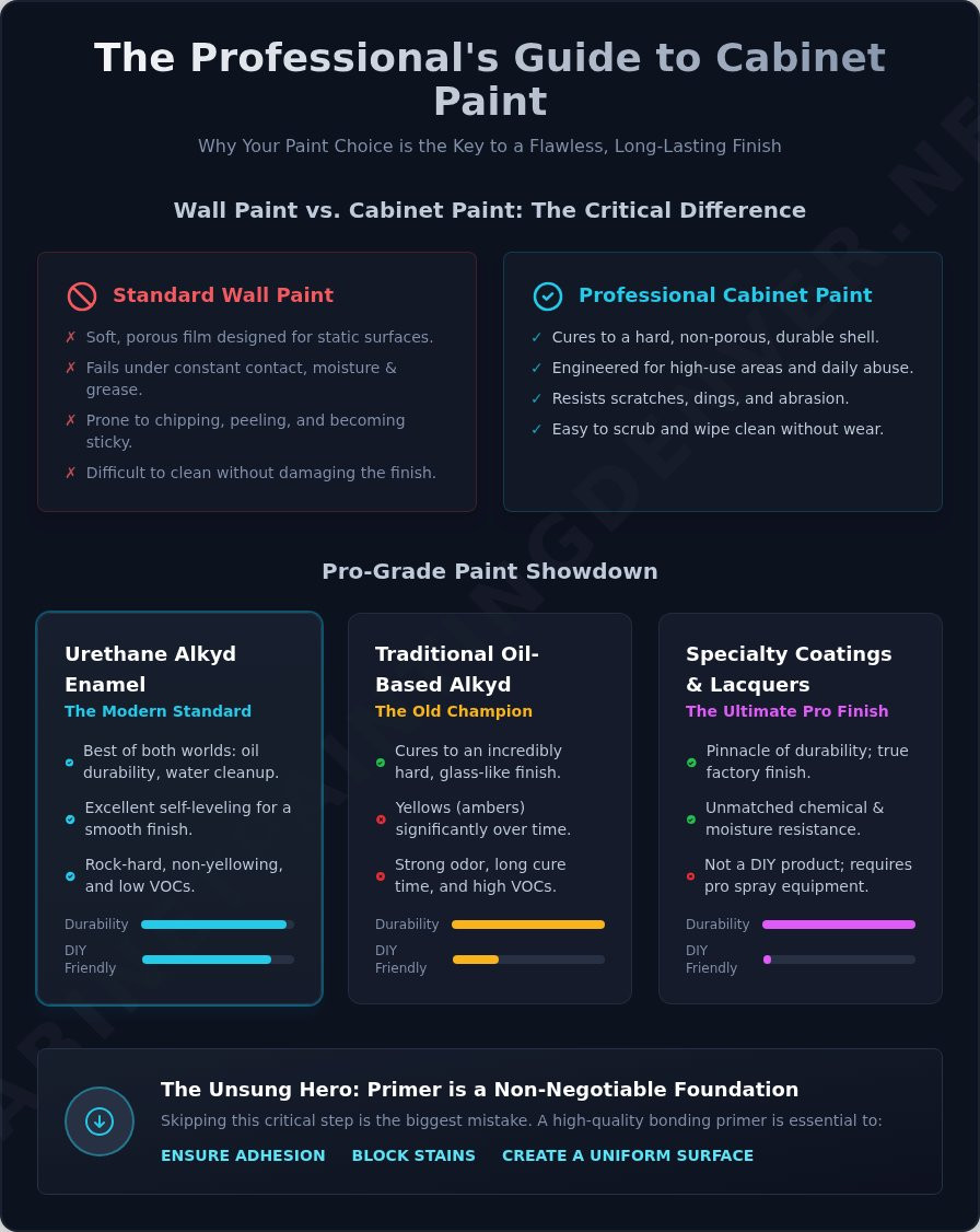 The Best Paint for Cabinets: A Professional Painter’s Guide