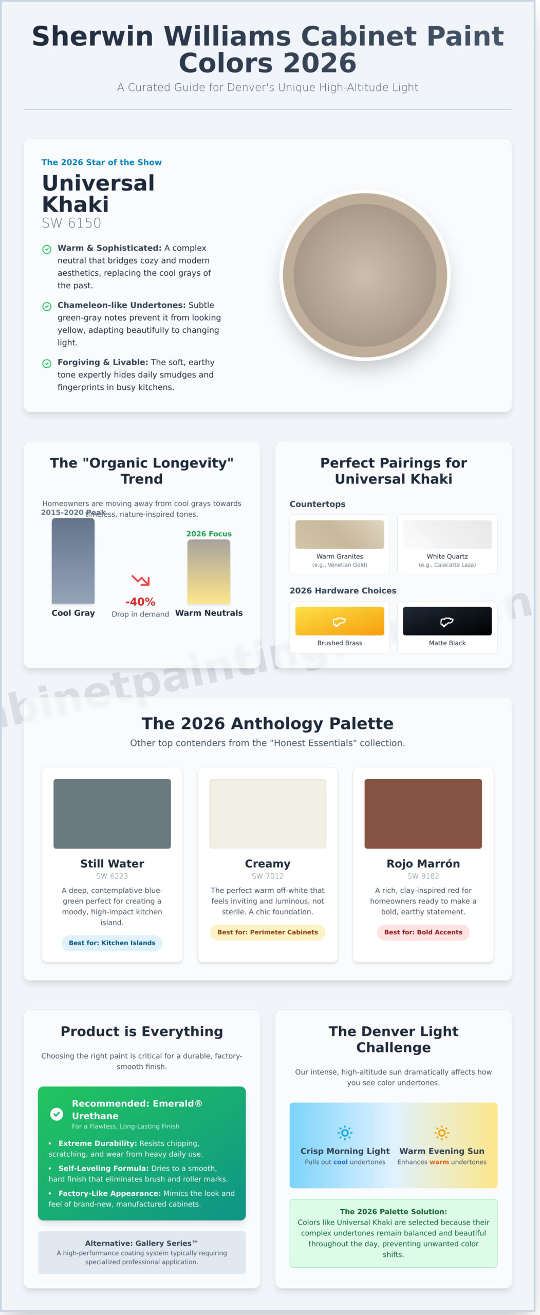 Sherwin Williams Cabinet Paint Colors 2026: The Denver Homeowner’s Guide