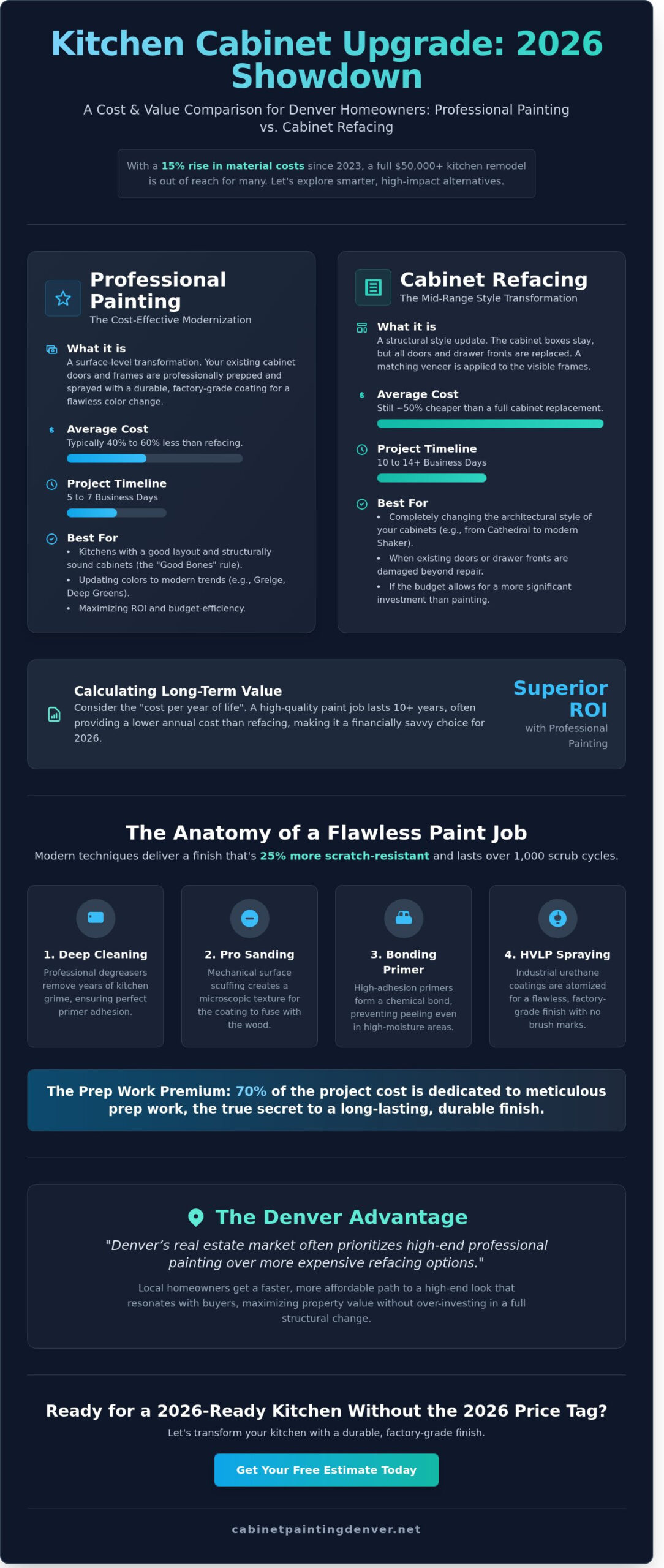 Cabinet Refacing vs Painting Cost 2026: Which Kitchen Update is Worth It?