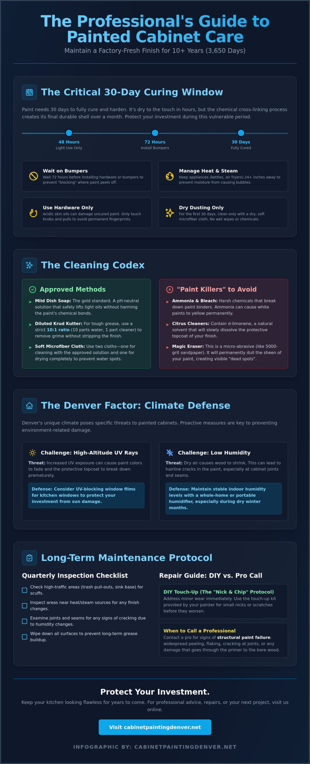 Caring for Painted Kitchen Cabinets: The 2026 Homeowner’s Maintenance Guide