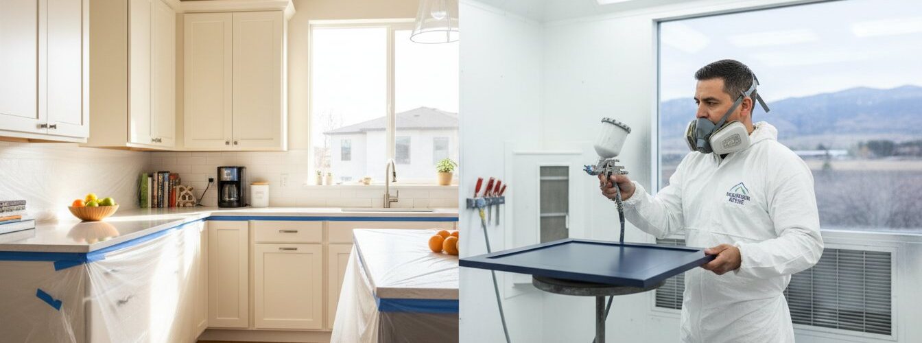 Off-Site Cabinet Door Spraying: The Secret to a Factory-Quality Kitchen Finish