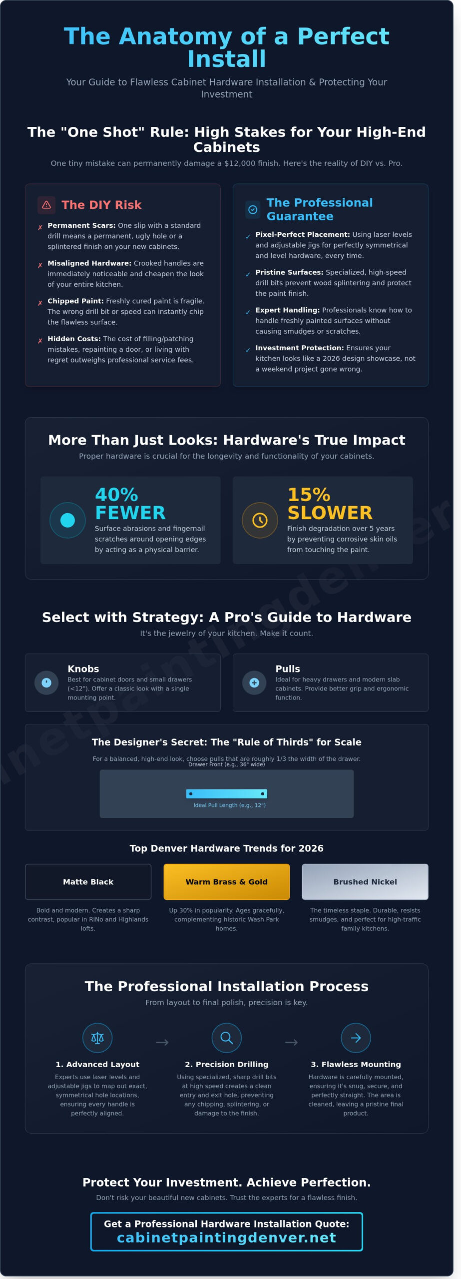 Professional Cabinet Hardware Installation Service in Denver: The 2026 Guide