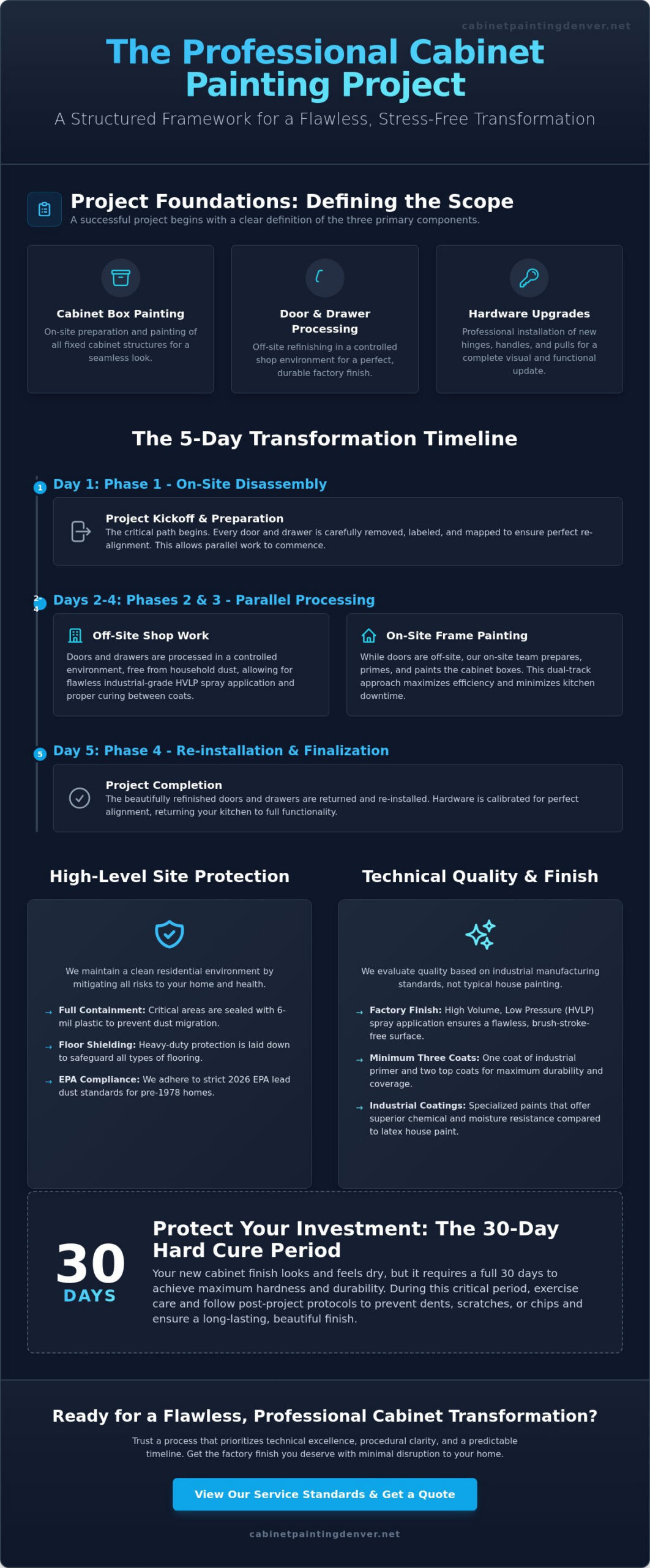 Cabinet Painting Project Management: A Professional Framework for 2026