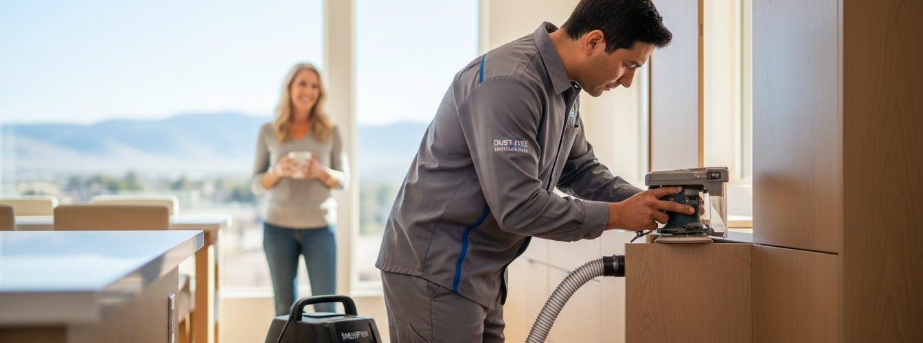 Dustless Cabinet Refinishing in Denver: The 2026 Homeowner’s Guide to a Mess-Free Kitchen