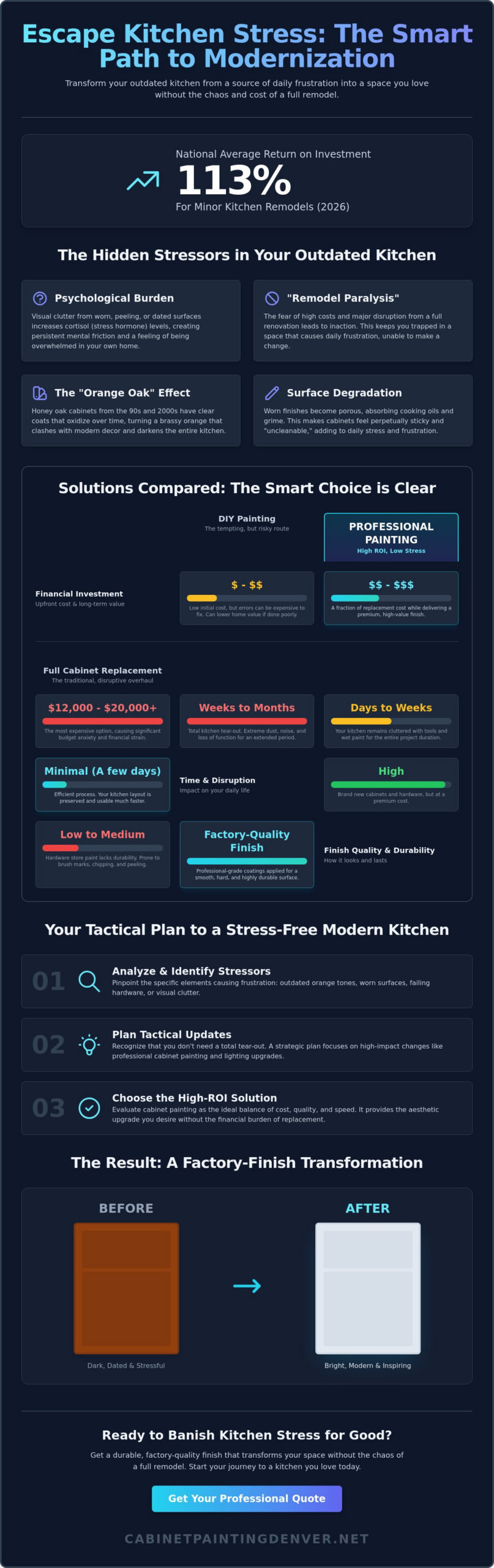 How to Effectively Reduce Stress of an Outdated Kitchen in 2026