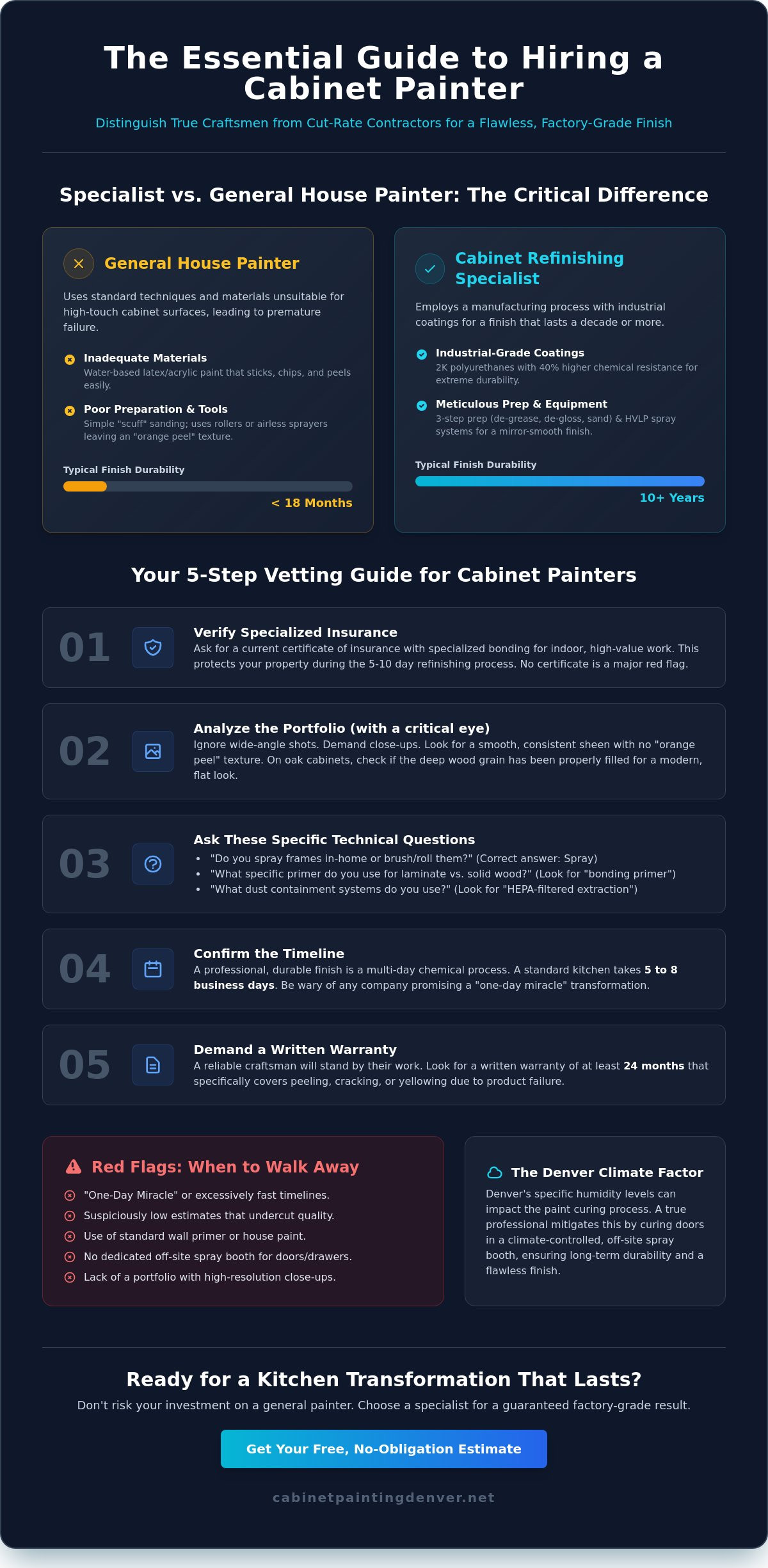 How to Find Reliable Cabinet Painters Near Me: The 2026 Denver Homeowner’s Guide