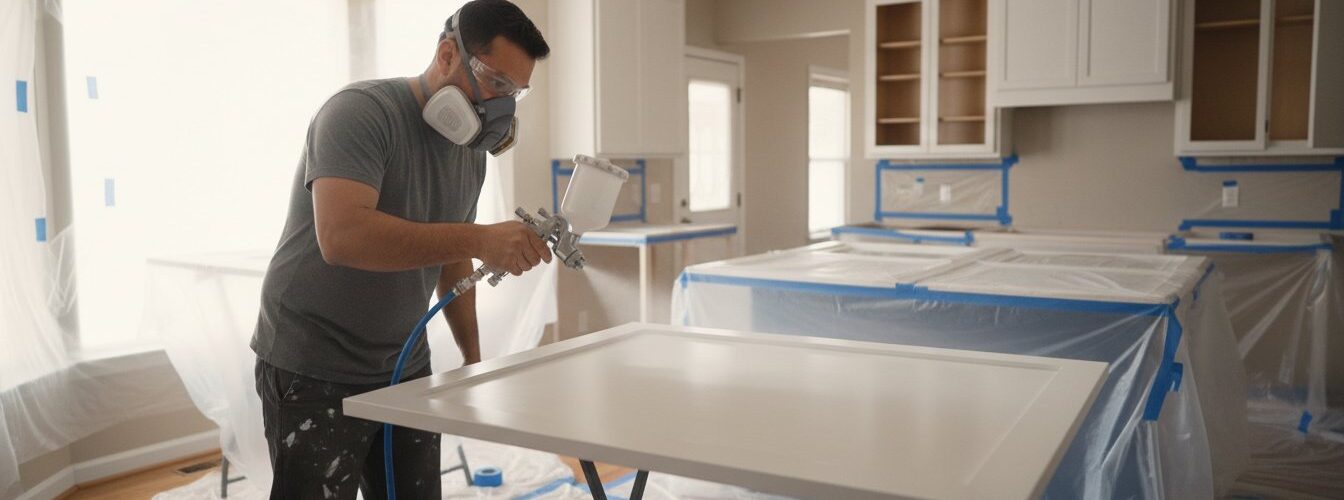 Painting Your Cabinets: A Step-by-Step Look at the Professional Process