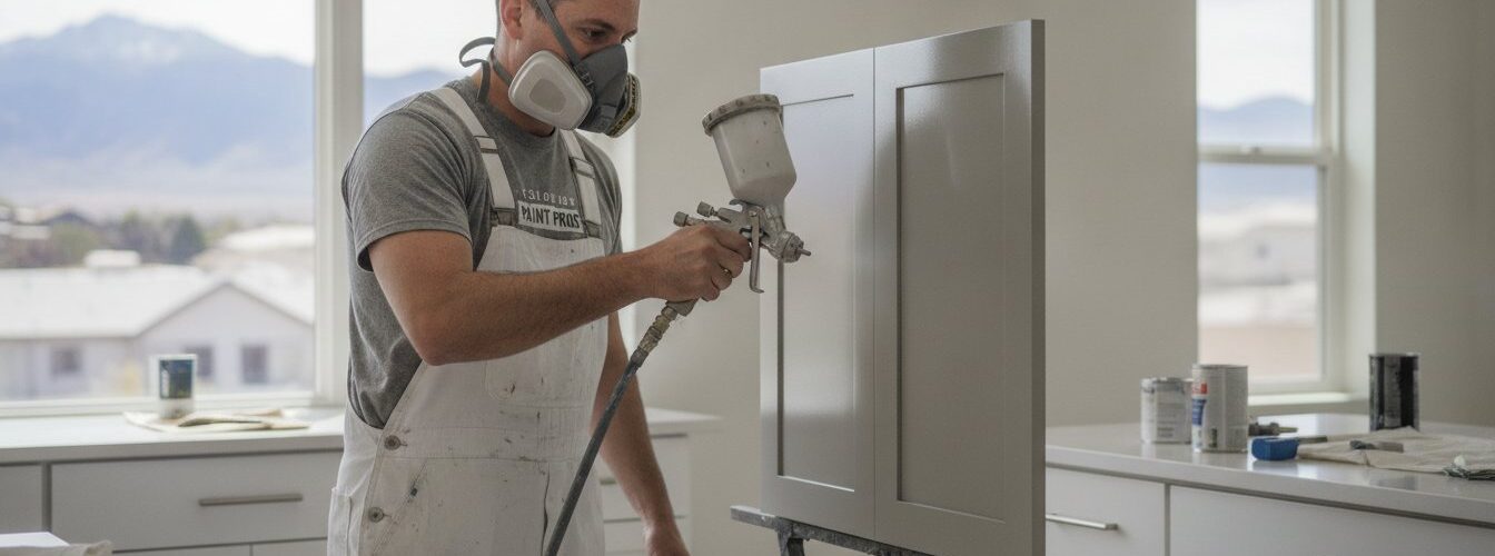 What Type of Paint Do Professional Cabinet Painters Use for a Factory Finish?
