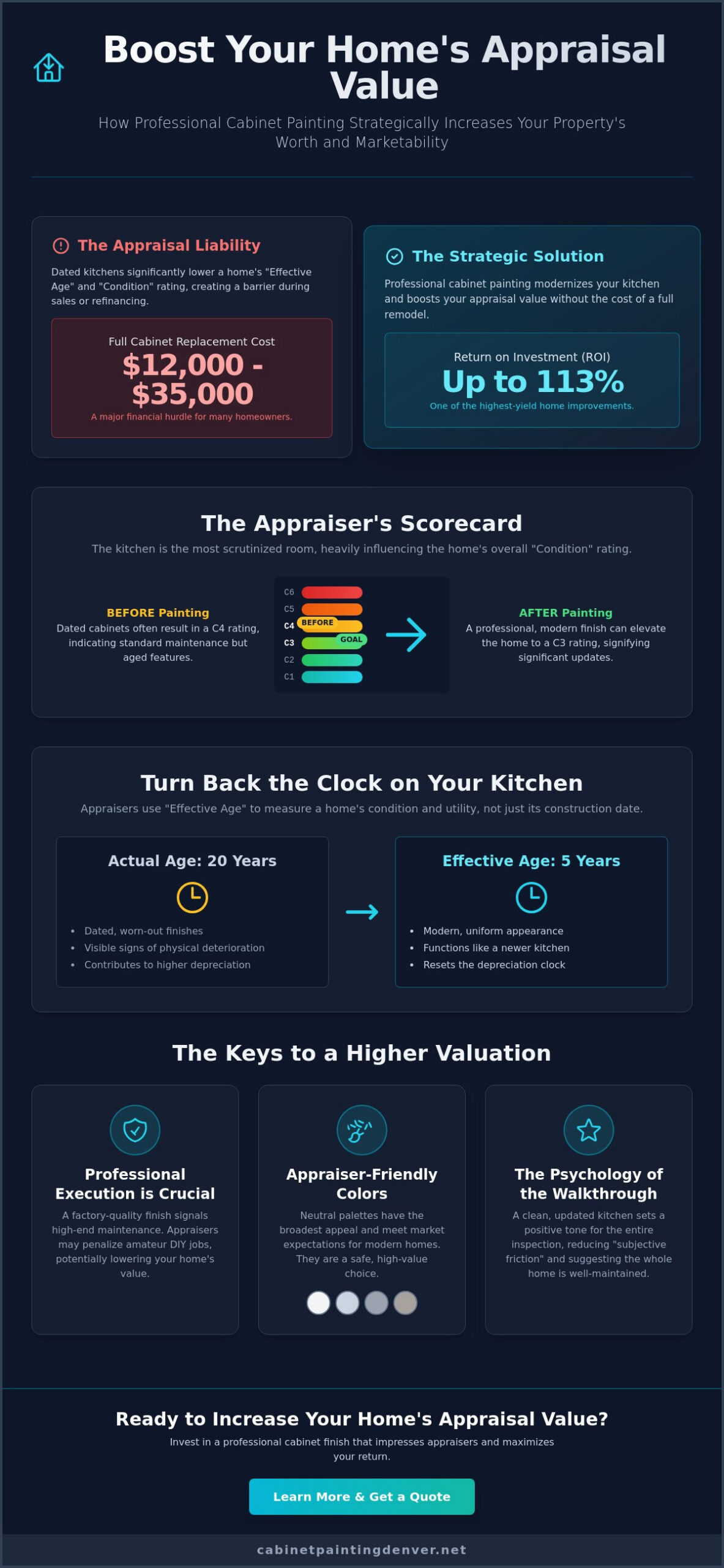 How Cabinet Painting Impacts Home Appraisal: A 2026 ROI Guide