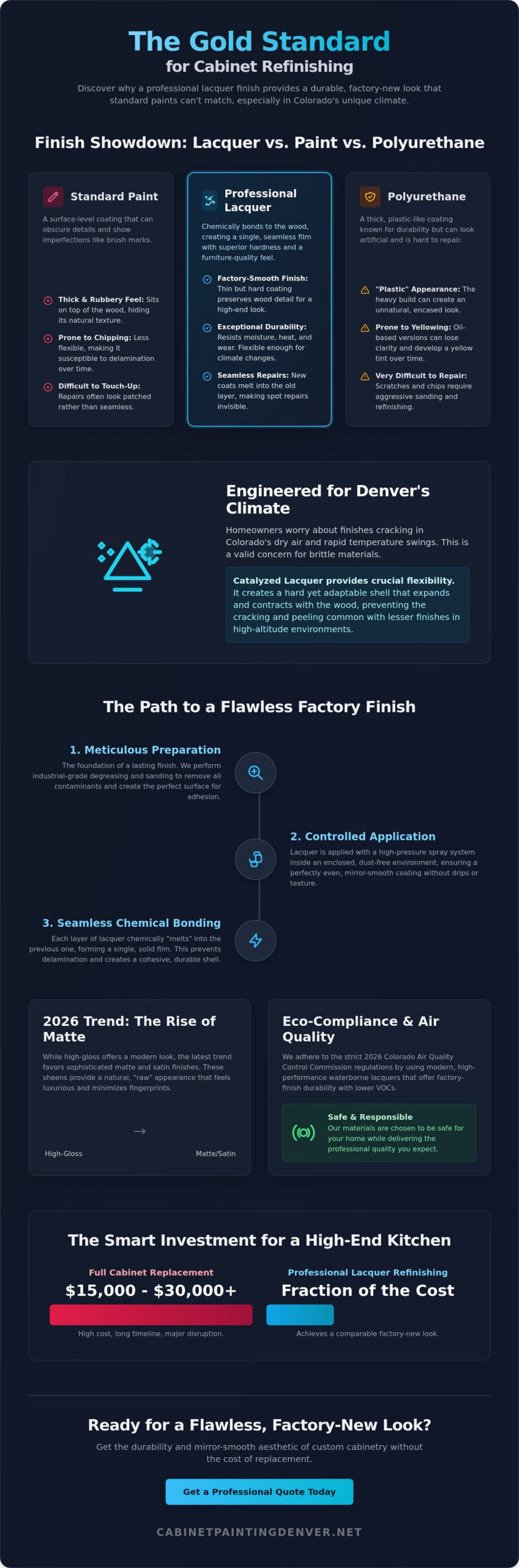 Professional Lacquer Finish for Cabinets: The 2026 Homeowner’s Guide