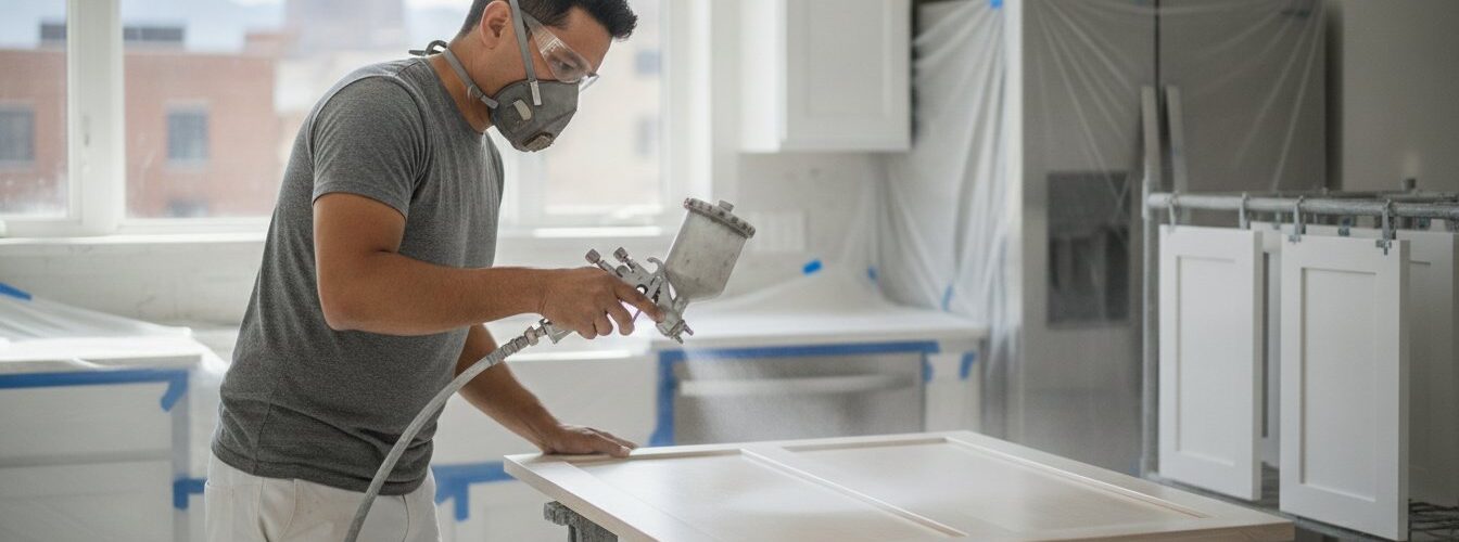 Professional Cabinet Priming Process: The Foundation of a Flawless Finish