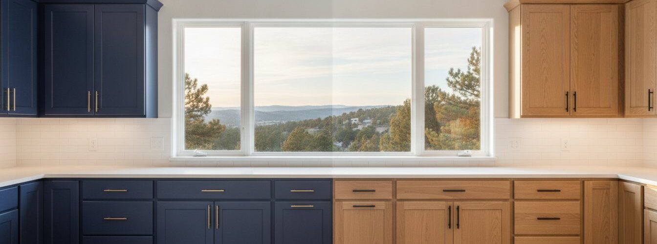 Cabinet Glazing vs. Painting: The Denver Homeowner’s 2026 Comparison Guide