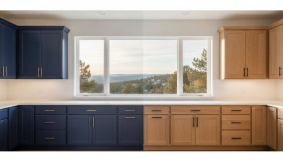 Cabinet Glazing vs. Painting: The Denver Homeowner’s 2026 Comparison Guide