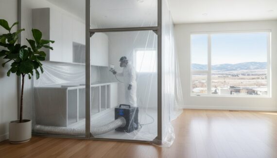 Dust and Fume Control During Cabinet Painting: A Homeowner Guide