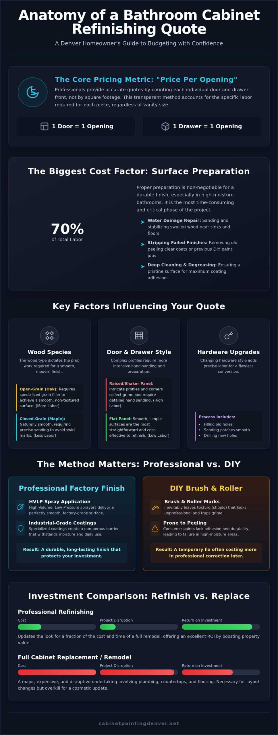 Cost to Refinish Bathroom Cabinets: 2026 Price & Budget Guide 2 Cost to Refinish Bathroom Cabinets: 2026 Price & Budget Guide