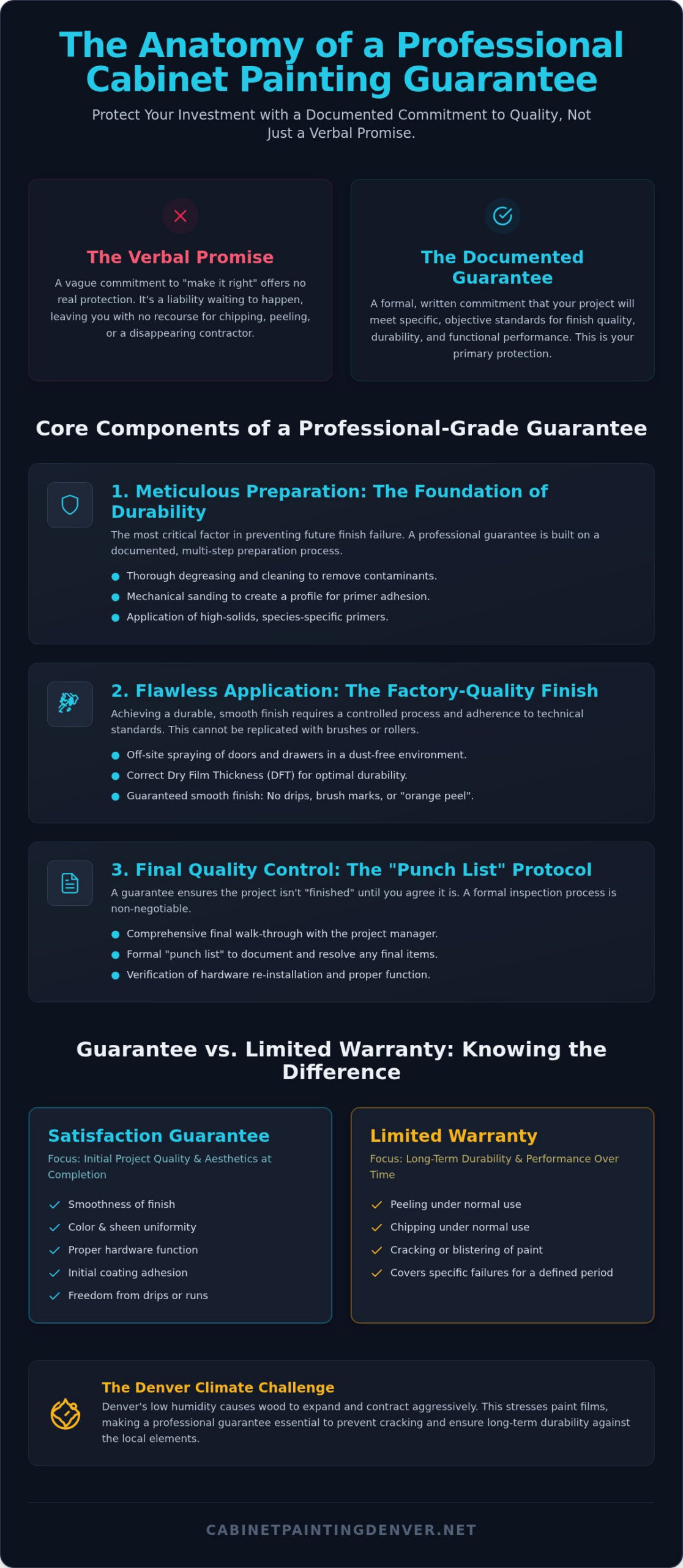 Cabinet Painting Satisfaction Guarantee: What Homeowners Should Expect in 2026